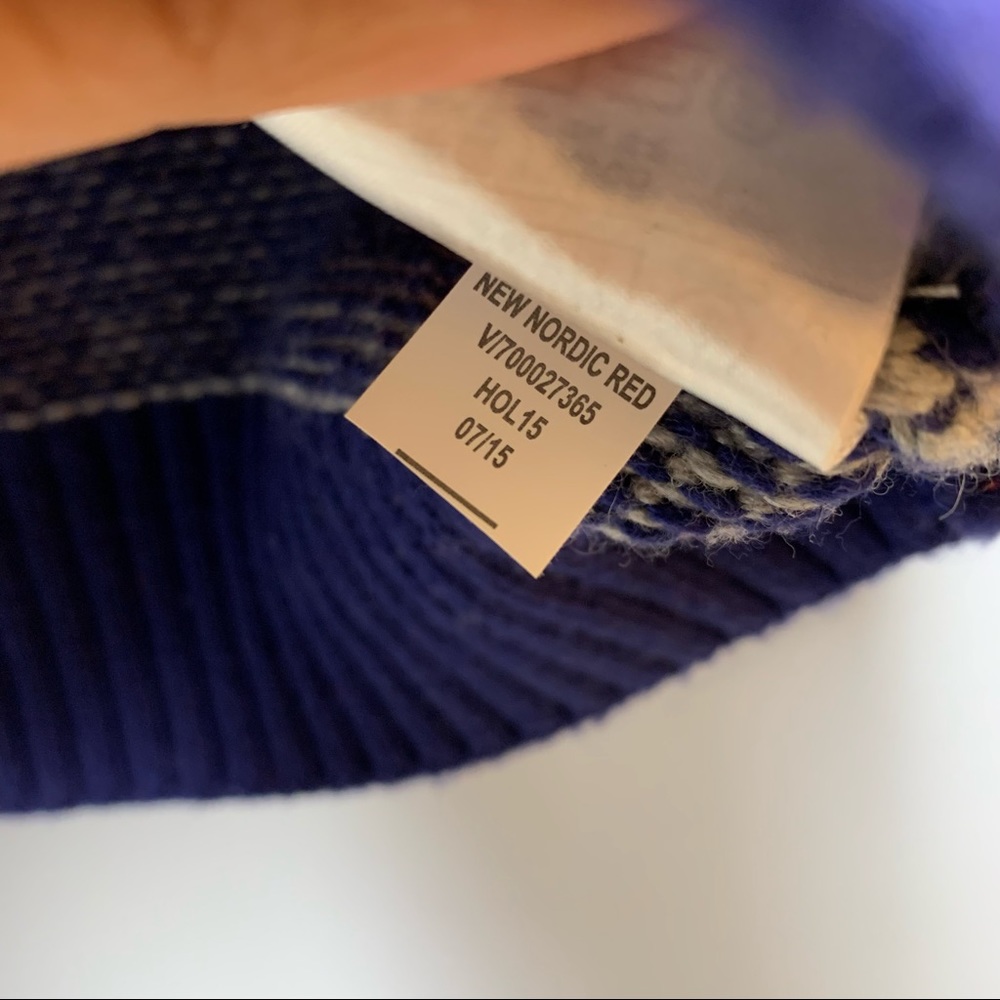 Gap Kids Shawl Cardigan Nordic Red Medium - Picture 5 of 5